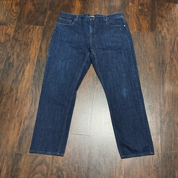 Michael Michael Kors Classic Blue Straight Fit Jeans 38/32 EUC - Picture 1 of 15